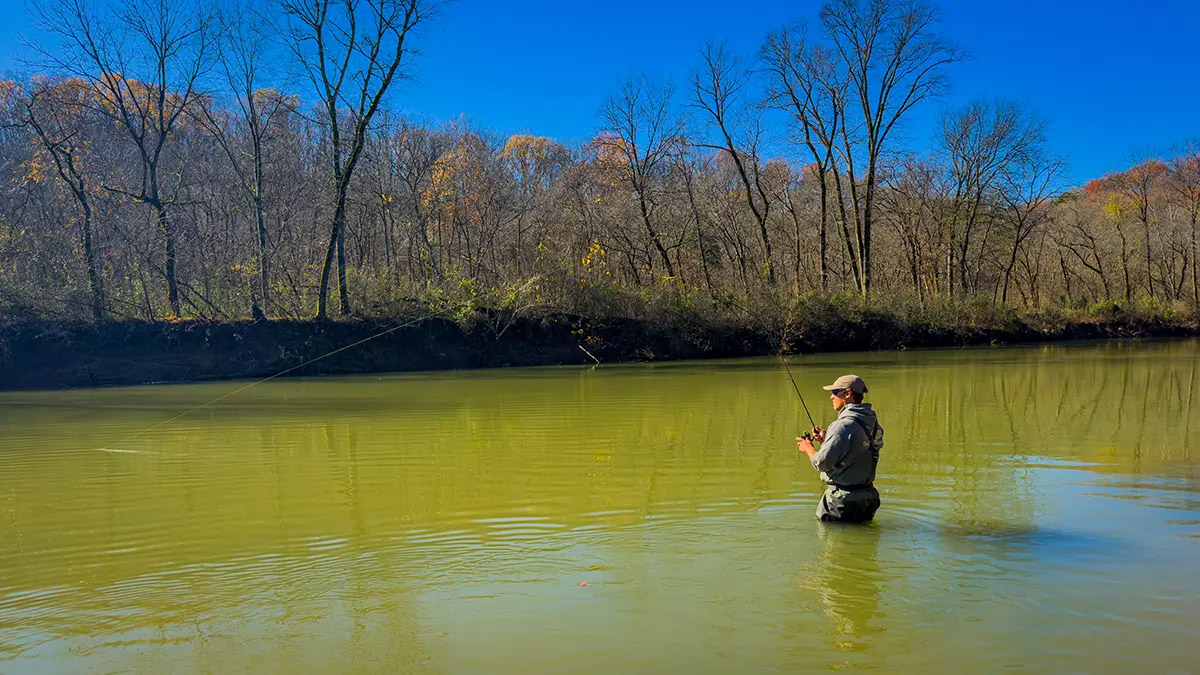 Fishing High Muddy Water for Trout