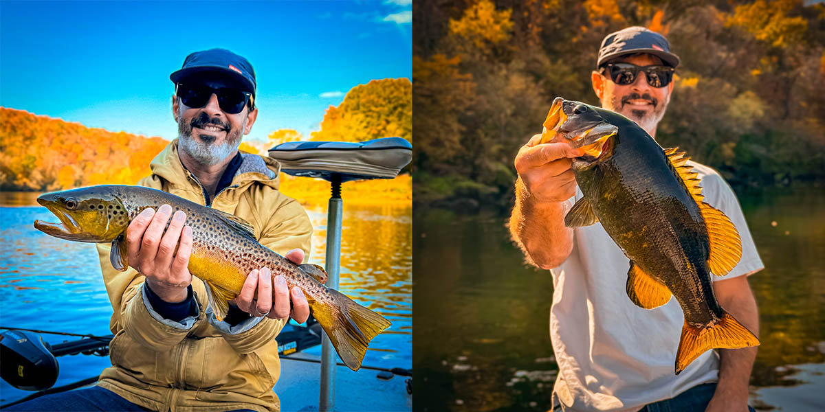 Learn Where to Fish for Trout and Smallmouth in the Same Rivers