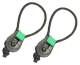 Fishing Butler Rod Ties - Green - One Pair