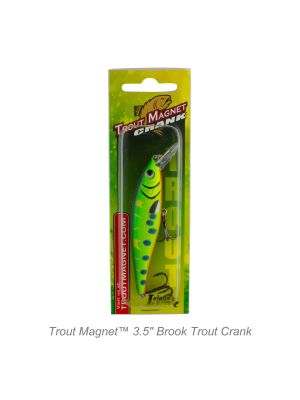 Leland Lures Trout Magnet 3.5 Trout Crank Top Water Fishing Bait, Runs 2-4  Feet Depth with Small Rattles for High Effectiveness, Great Fishing Lure  for Freshwater, ZG - Yahoo Shopping