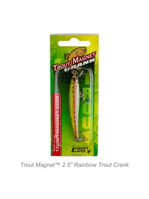 Leland Lures Trout Magnet 3.5 Trout Crank Top Water Fishing Bait, Runs 2-4  Feet Depth with Small Rattles for High Effectiveness, Great Fishing Lure  for Freshwater, ZG - Yahoo Shopping