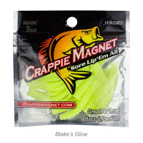 Crappie Magnet 15pc Body Pack-Blake's Glow