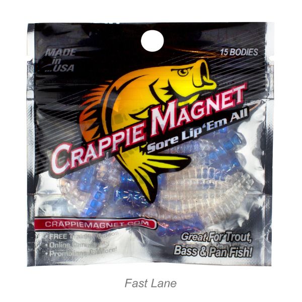 Crappie Magnet 15pc Body Pack-Fast Lane