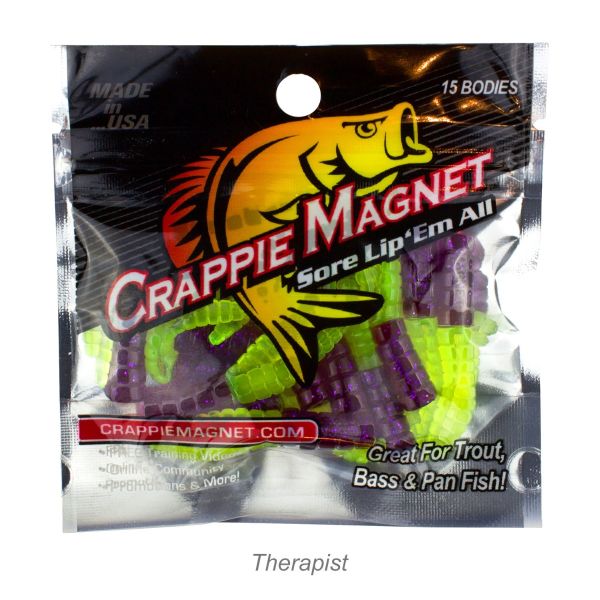 Crappie Magnet 50pc Body Pack-Orange/Chartreuse