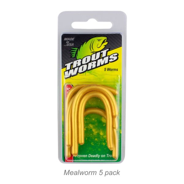 Trout Worm 5pc Pack-Mealworm
