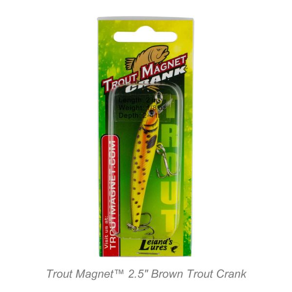 Leland Lures Trout Magnet Crank Bait 2.5 - Brown Trout 