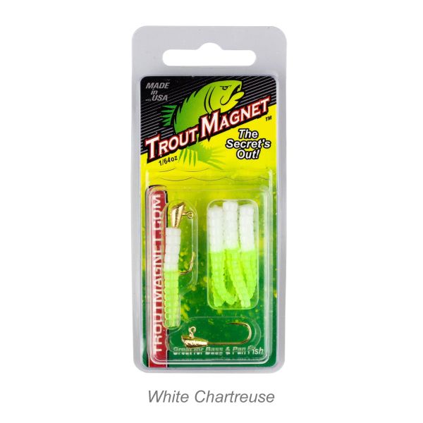 Trout Magnet 9pc Pack-White/Chartreuse
