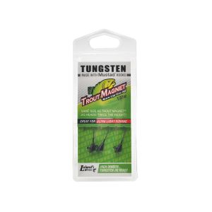 TM Tungsten Jig Head-1/32oz Black 3pk 