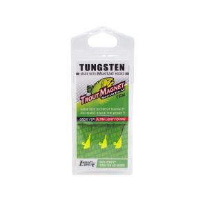 TM Tungsten Jig Head-1/32oz Chartreuse 3pk 