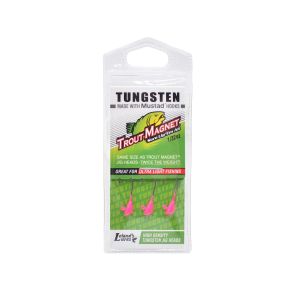 TM Tungsten Jig Head-1/32oz Pink 3pk 