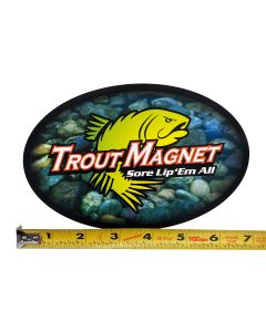 Trout Magnet Rock Sticker-Small