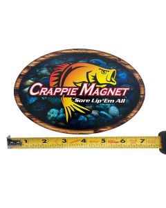 Crappie Magnet Rock Sticker-Small