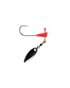 Fin Spin Jig Head- Orange 1/32oz 3pk