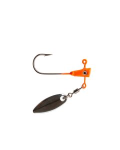 Fin Spin Jig Head-Orange 1/32oz 11pk