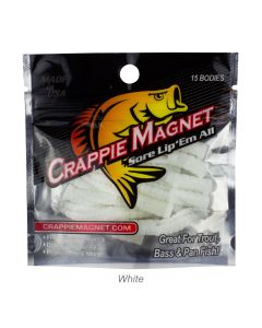 Crappie Magnet 15pc Body Pack-White