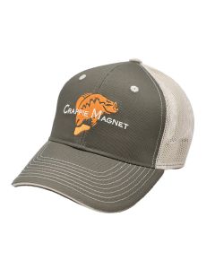 Crappie Magnet Hat - Olive/Cream Mesh