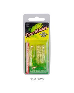 Trout Magnet 9pc Pack-Gold Glitter 