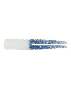 Crappie Magnet 50pc Body Pack-White/Blue & Silver Flake