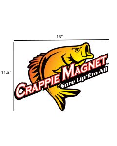 Crappie Magnet Carpet Decal