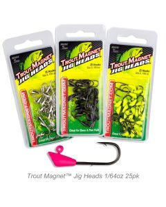 Trout Magnet™ Jig Heads-1/64oz 25pk