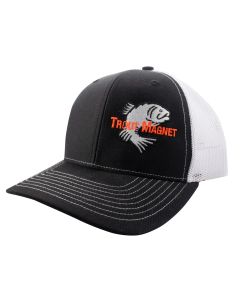 Trout Magnet Hat-Black/White
