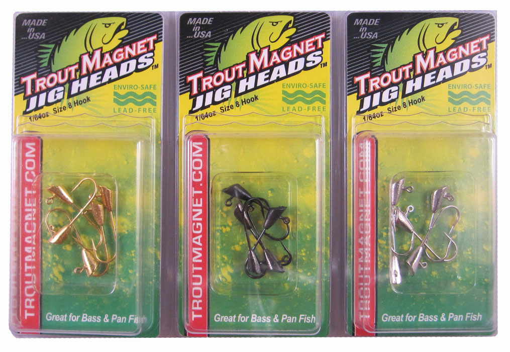 LEAD FREE Trout Magnet Jig Heads LEAD FREE Trout Magnet Jig Heads
