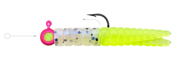 Leland's Lures Eye Hole Scent Holder Jigs --- Really Work On