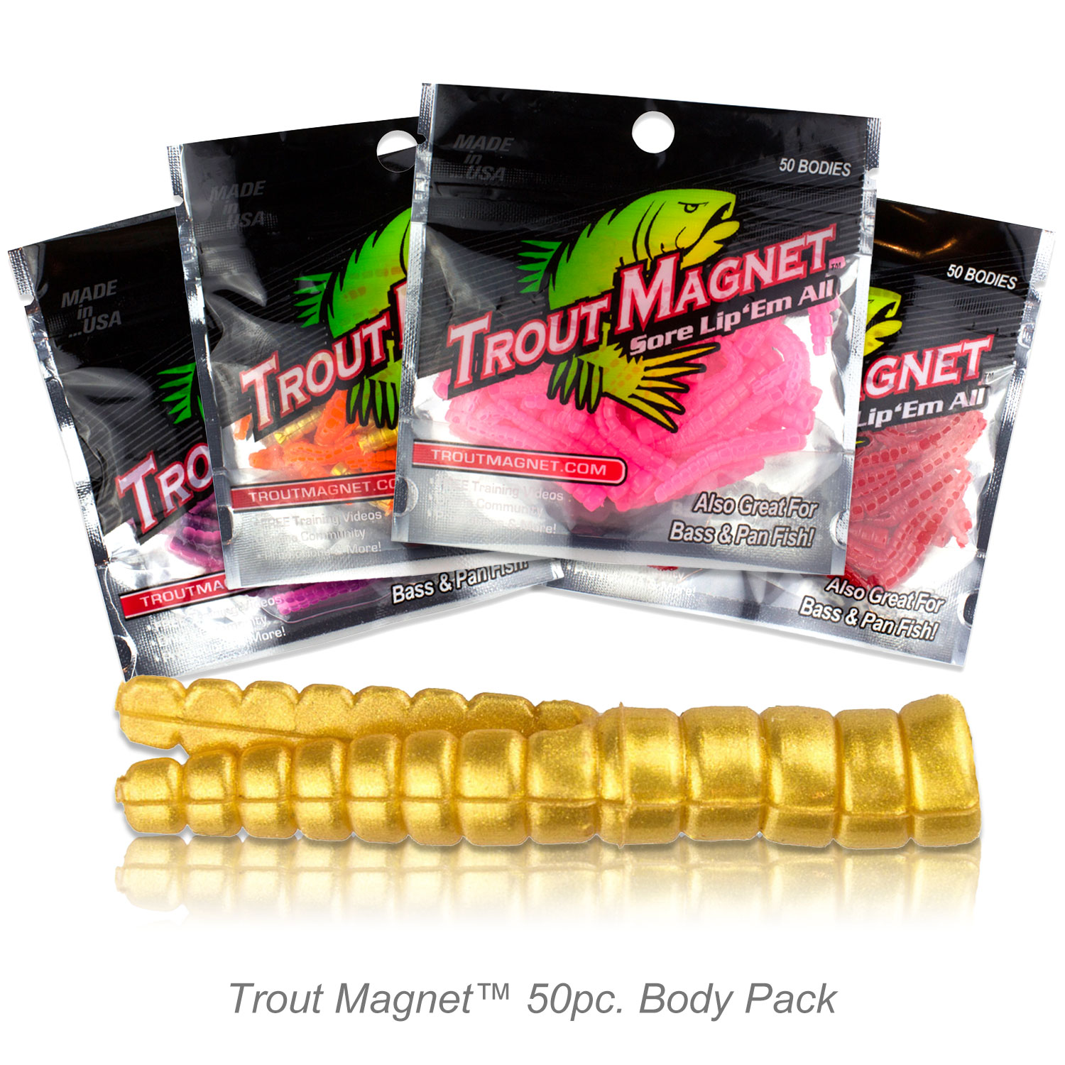 Trout Magnet 50 pc. Body Packs - TROUT MAGNET