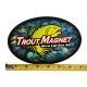 Trout Magnet Rock Sticker-Small
